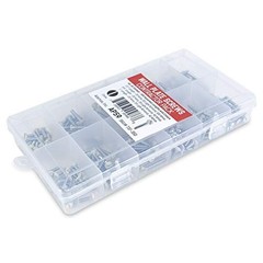 Wall Plate Screws 300 Pack 6/32 Inch Assorted Lengths Colors Ivory Almond White