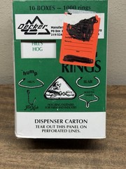 Lot of 1,000 Decker Manufacturing Company ~Decker’s Hump Hill’s No.3 Hog Rings