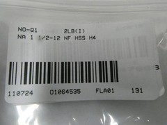 1 1/2-12 NF HSS H4 Hss H4 Tap