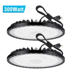 2 Pcs UFO LED High Bay Light 300W Industrial Commercial Factory Led Shop Light