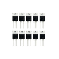 10Pcs IRL540N TO-220 Power Transistor MOSFET N-Channel 100V 33A 130W IRL540NPBF
