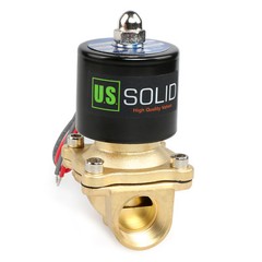 U.S. Solid 3/4″ Brass Electric Solenoid Valve 24V AC Air Water Oil N/C