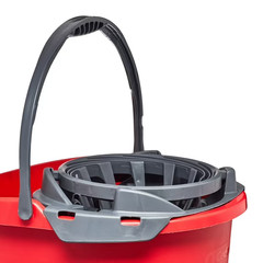 O-Cedar QuickWring™ 2.5 Gallon Mop Bucket with Wringer, Red FREE SHIPPING