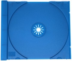 10 Brand New Solid Dark Blue CD Jewel Case Trays 1990s Vintage Tray Compact Disc