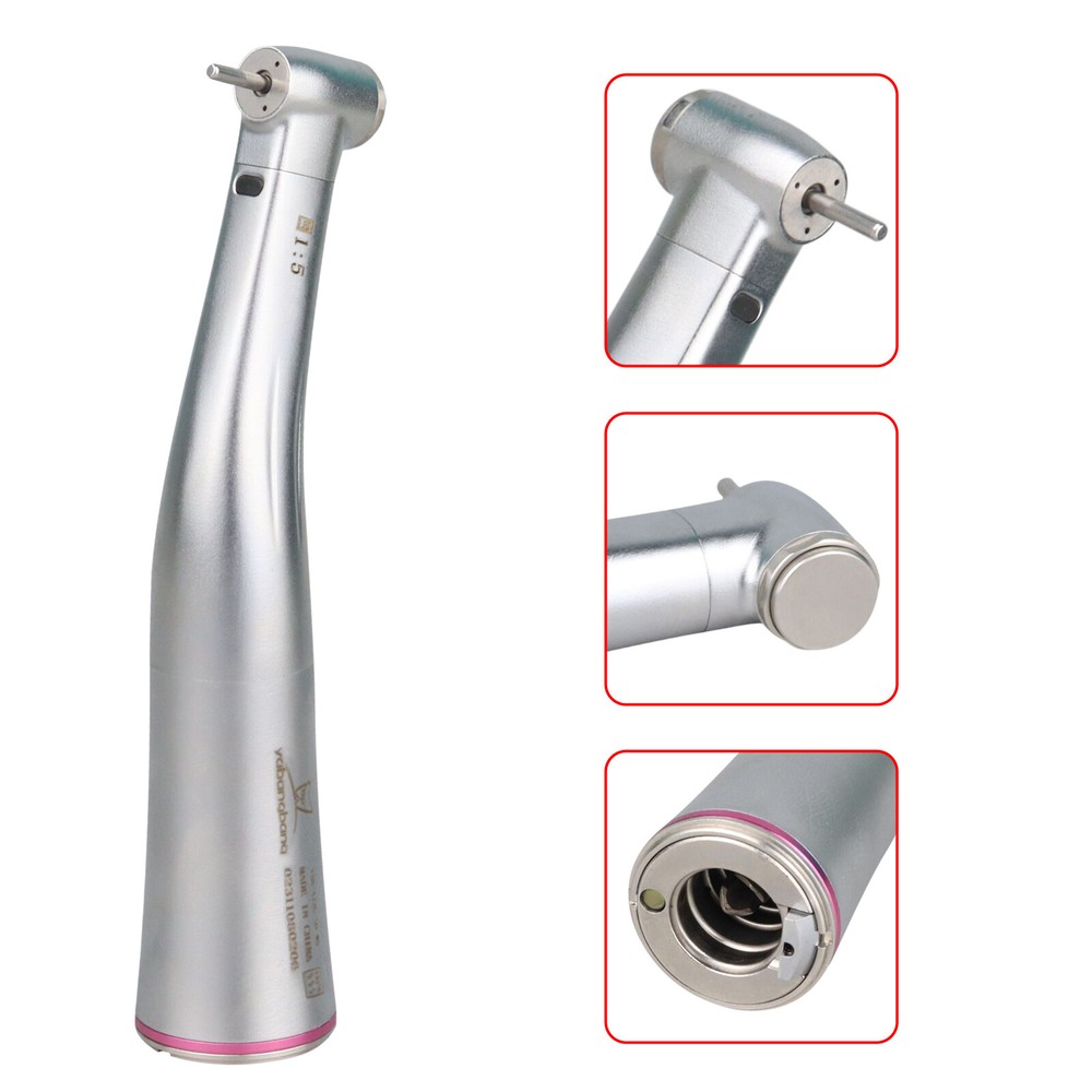 Dental 1:5/ 1:4.2/ 20:1/ 1:1 LED Fiber Optic Contra Angle fit NSK Electric uk