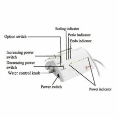 Original Woodpecker UDS-P Dental Ultrasonic Piezo Scaler Cavitron with 6pcs Tips