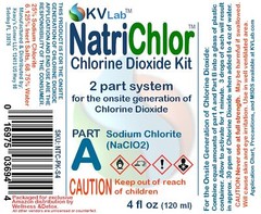 The Original NatriChlor CD Set w/Accu-Drop Bottles HCL Extra Large Size 8 oz …