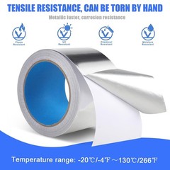 3 Inch x 65 Feet Aluminum Foil Tape for HVAC – High-Temperature Heavy Duty Use