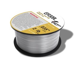 , ER308L Stainless Steel MIG Welding Wire .035-Diameter, 2 Pounds Spool, Silv…