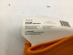 Midwest Quality Gloves L / XL Max Grip Mens Large Nitrile Coated Glove 94 Orange