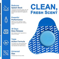 1-10 ) Janitorial Scented Urinal Cake Screens + Deodorizing Cleaners Anti-Splash