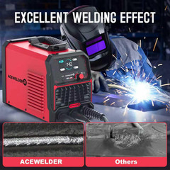 3 IN 1 Welder 140A Gasless Flux MIG/Lift Tig/Stick Welding Machine 110V Inverter