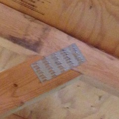 100 QTY 3″ x 4″ Truss Plate – Mending Plate -Structural Plates Zinc nail tooth
