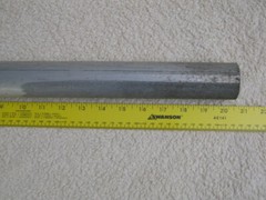 7075 T6511 ALUMINUM ROUND BAR, 1-3/4″ dia x 20-1/8″, LATHE STOCK, mfr by ALCOA