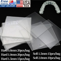 Dental Orthodontic Plastic Retainer Splint Vacuum Thermoforming Sheets Hard soft