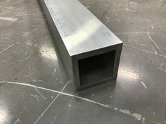 2-1/2″X 2-1/2″ X 1/8″ Wall 6063 T52 Aluminum Square Tube 12″ Piece
