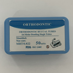 50Sets Dental Orthodontic Bondable Buccal Tubes 1st MBT .022 Molar Tubes U1L1