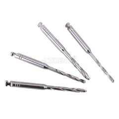 AAA Dental Endo Fiber Posts Resin High-intensity Screw Thread Glass & 4 Drills