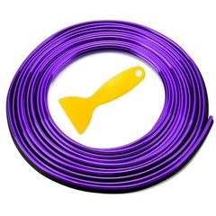 Decoration Car Interior Exterior Styling 5M Red Molding Strip Gap Trim Edge