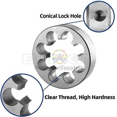 M46 X 1.5 Thread Die Right Hand, M46x1.5 Metric Round Threading Die