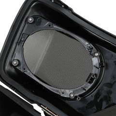 5in Stretched Saddlebags w/ 5×7 Speaker Lids LED Fender for Harley Touring 09-13