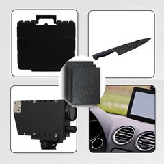 Pack of 2 ABS Plastic Sheet, Black Plastic Sheet 8 x 12 x 18 Thick (3mm) Rigid M