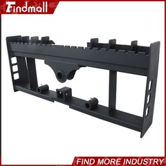 Heavy-Duty Pallet Fork Frame W/ Receiver Hitch & Spear Sleeves Skid Steer 4000lb