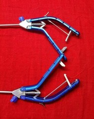 2pc-Laparoscopic Needle Holder 5mmx330mm High Quality Reusable Instruments