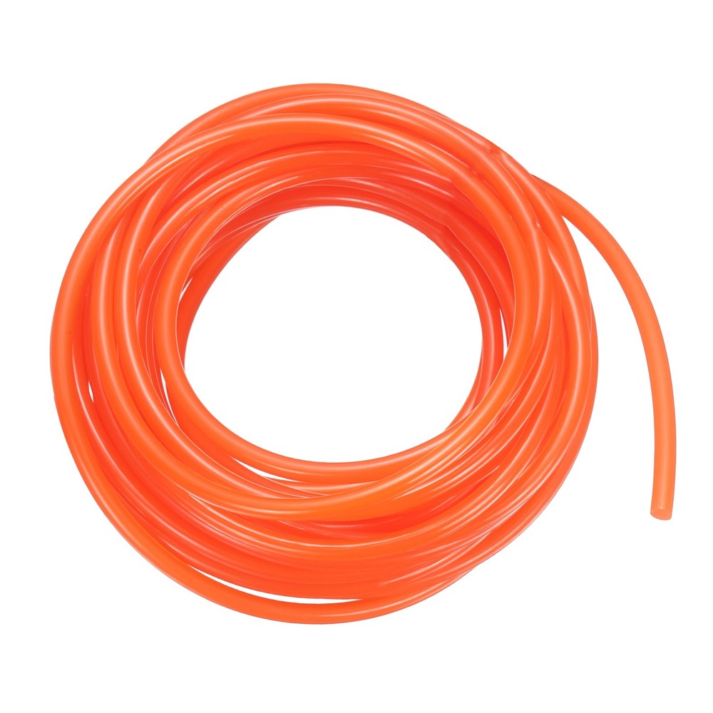 PU Transmission Belt, 3.5mm Dia 10ft (3 Meters) Length (Smooth Surface, Orange)