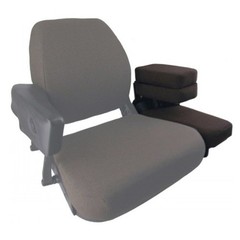 Dark Brown Side Kick Buddy Seat Fits John Deere Tractor 2140, 2350, 2355, 2550