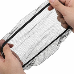 Hair Nets, Latex Free, Black, Food Service, 18 Inches, 2000 Pack