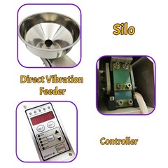 110V 7.4″ Automatic Feeding Device Material Vibrating Conveyor