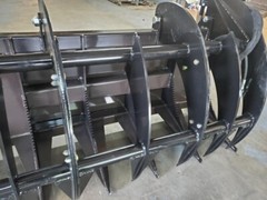 60″ COMBO TINE Brush Root Rake Grapple Attachment SkidSteer Tractor Quick Attach