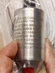STI Stellar GT2250-2000G-001 Pressure Transmitter Transducer Sensor 0-2000 PSIG
