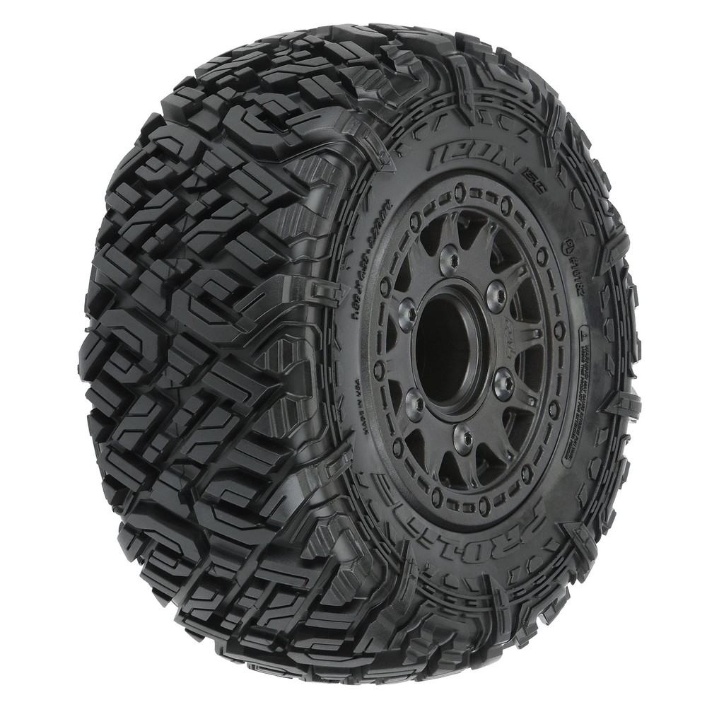 Pro-Line Racing Icon Sc 2.2/3.0 M2 Tires Mtd Black Whls Sc F/R Pro1018210 Rc