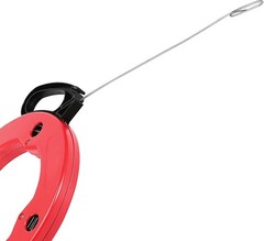 2 Pack 200 Ft Total Fish Tape, Electrical Wire Puller, Steel Fish Tape Reel w…