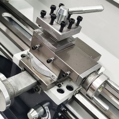 110V 1.1KW Double Chuck WM210V Precision Instrument Metal Bench Lathe 8″*32″