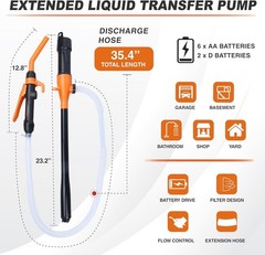 Versatile Fuel Transfer Pump – Ideal for Gasoline, Diesel, and Water Transfers