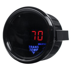 2″ 52mm Digital LED Transmission Trans Temperature Gauge Meter Black Bezel