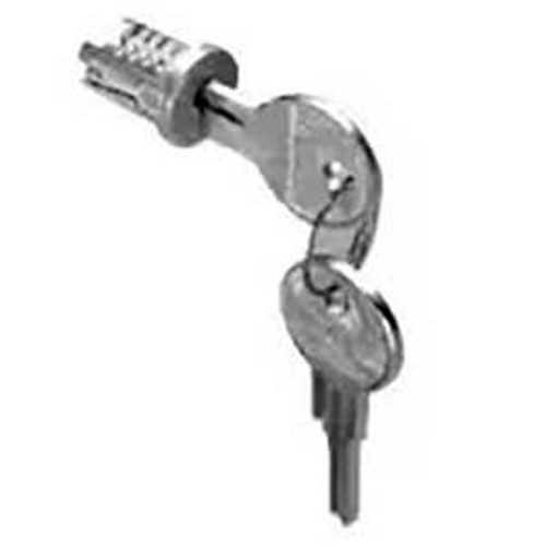 CompX LP-100-101TA, LOCK PLUG, POLISHED NICKEL, KEYED TO 101TA KEY