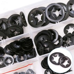 340x Clamp Washer Retaining Ring Lock Fastener Combination Kit Quick Lock Washer