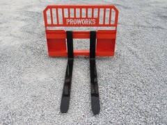 48″ 4,000 Pound Extreme Duty Pallet Forks Attachment Fits Kubota Quick Attach