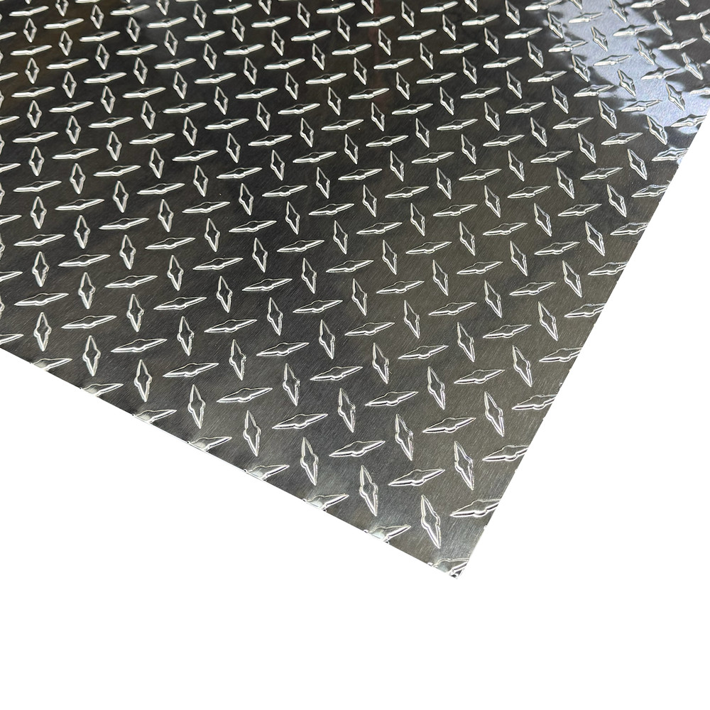 48″ x 120″ Aluminum Diamond Plate .025″ (1/40″) Thick Sheet Trailer, RV, Garages