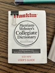 Franklin Merriam-Webster’s Collegiate Dictionary Model SCD-1870 Tested Working