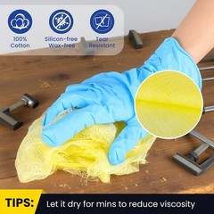 Tack Cloth 6 Pack Paint Woodworking Sticky Tac Rag 18X36inch Clean Dust