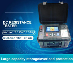 Digital DC Resistance Tester Meter with 20A Resistance Range 10.0uΩ-1000.0KΩ