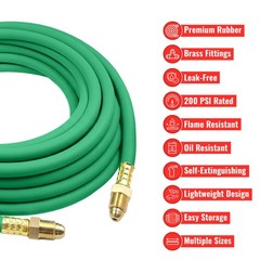 25 FT Argon Gas Hose, Inert Gas Welding Hoses for MIG/TIG Welding 25.0 Feet
