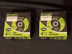2 Packs of 25 (50) YoungFin Cut Off Wheel 4-1/2″ Metal Grinder Discs 13300 RPM