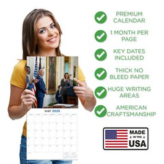 Kamala Harris Calendar 2025 FULL SIZE 12×24 Made in USA
