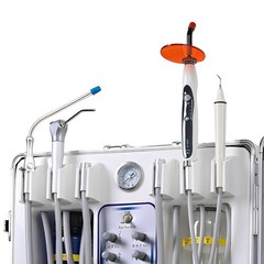 Dental Portable Delivery Unit With Curing Light Ultrasonic Scaler